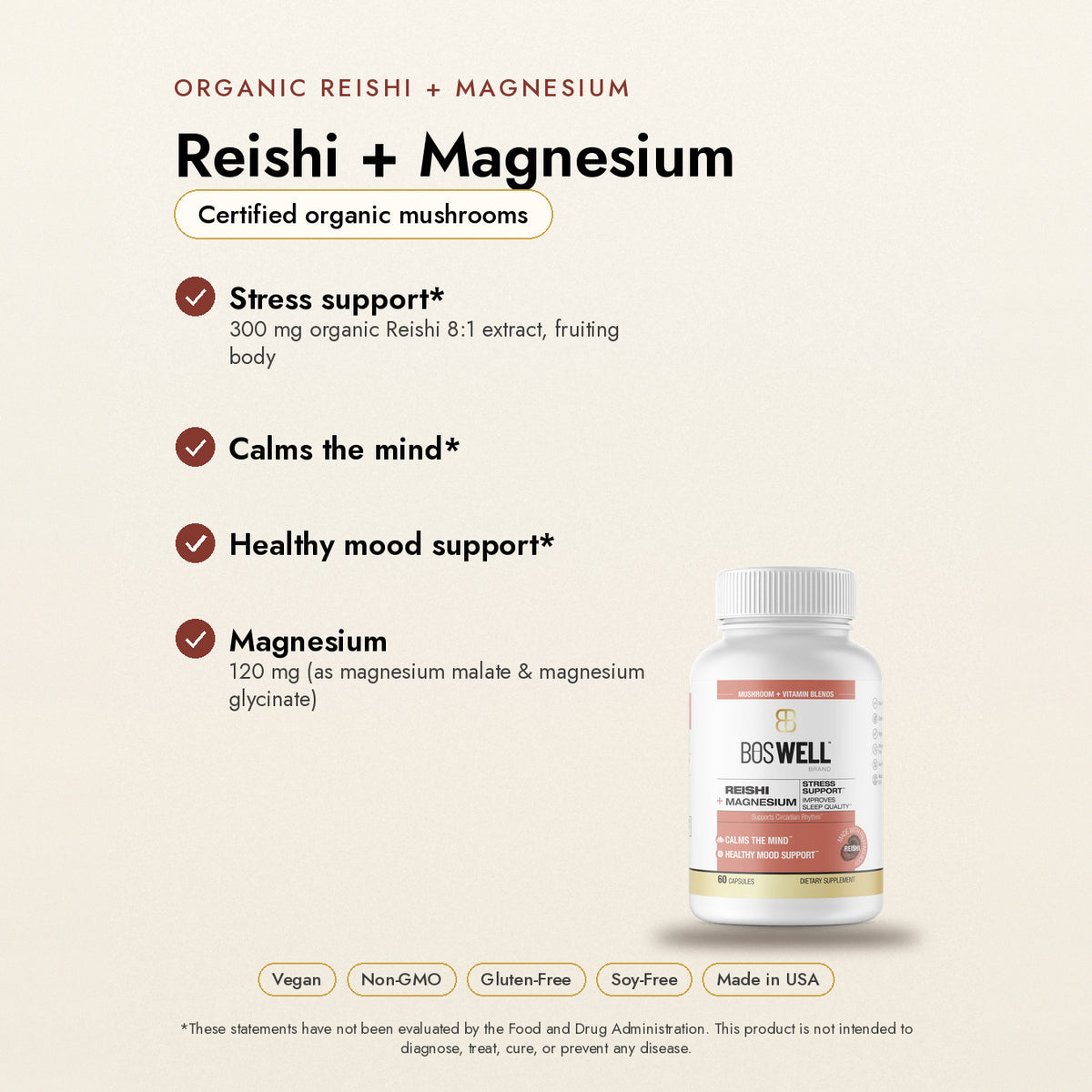 Reishi + Magnesium benefits